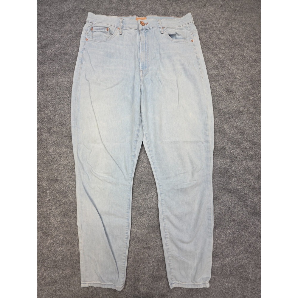 Mother THE SWOONER CROP Jeans Women's 30 Blue Light Wash